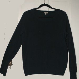 Navy Cashmere Halogen Sweater